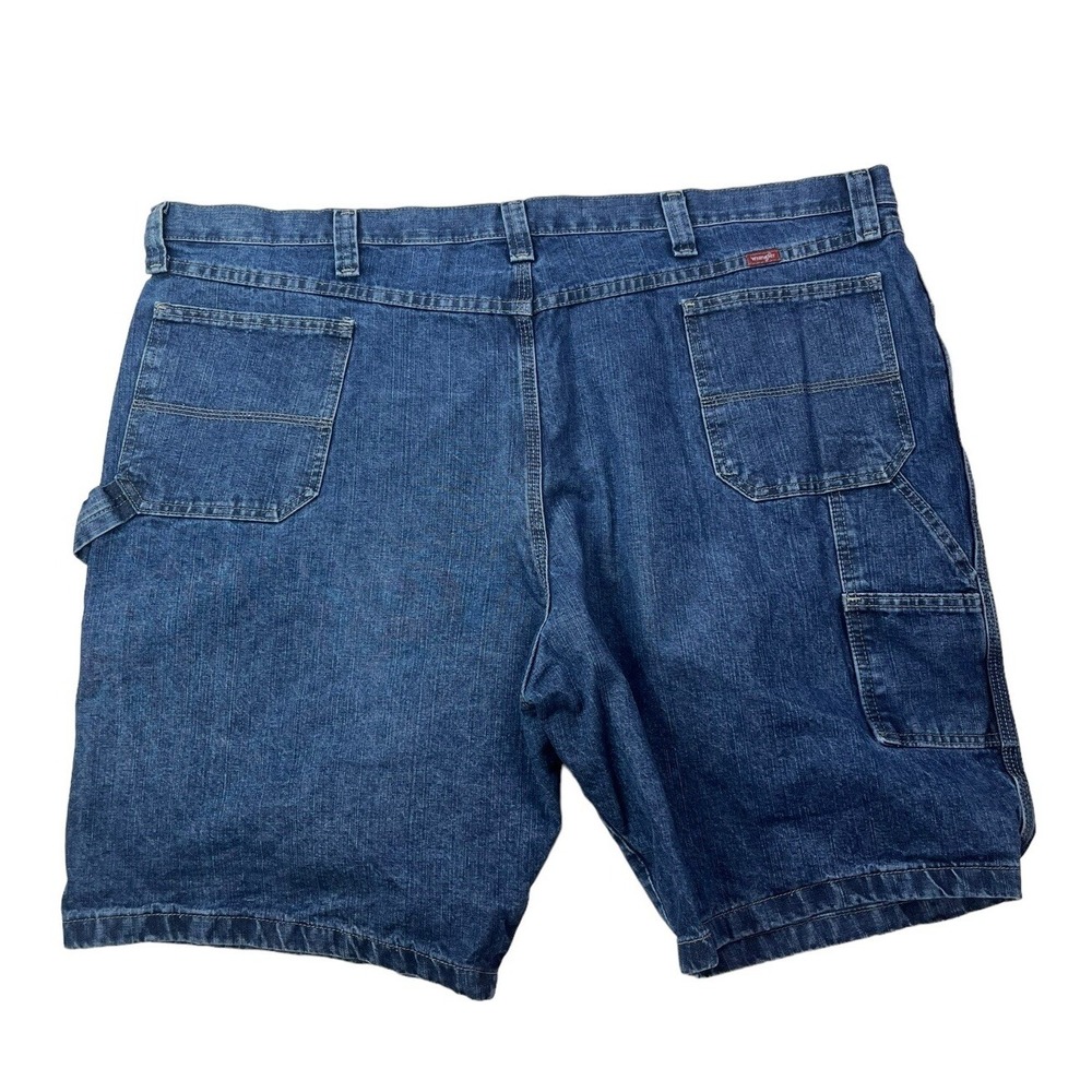 Wrangler Mens Size 48 Denim‎ Flat Front 5 Pocket Carpenter Shorts Outdoor Casual - Picture 2 of 16